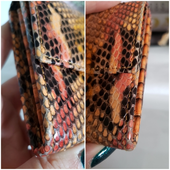 Authentic Pre-owned Fendi Baguette Python Wallet - Picture 10 of 16